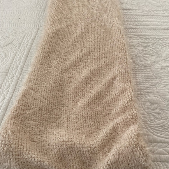 Beige Cowl Neck Scarf - Picture 3 of 4